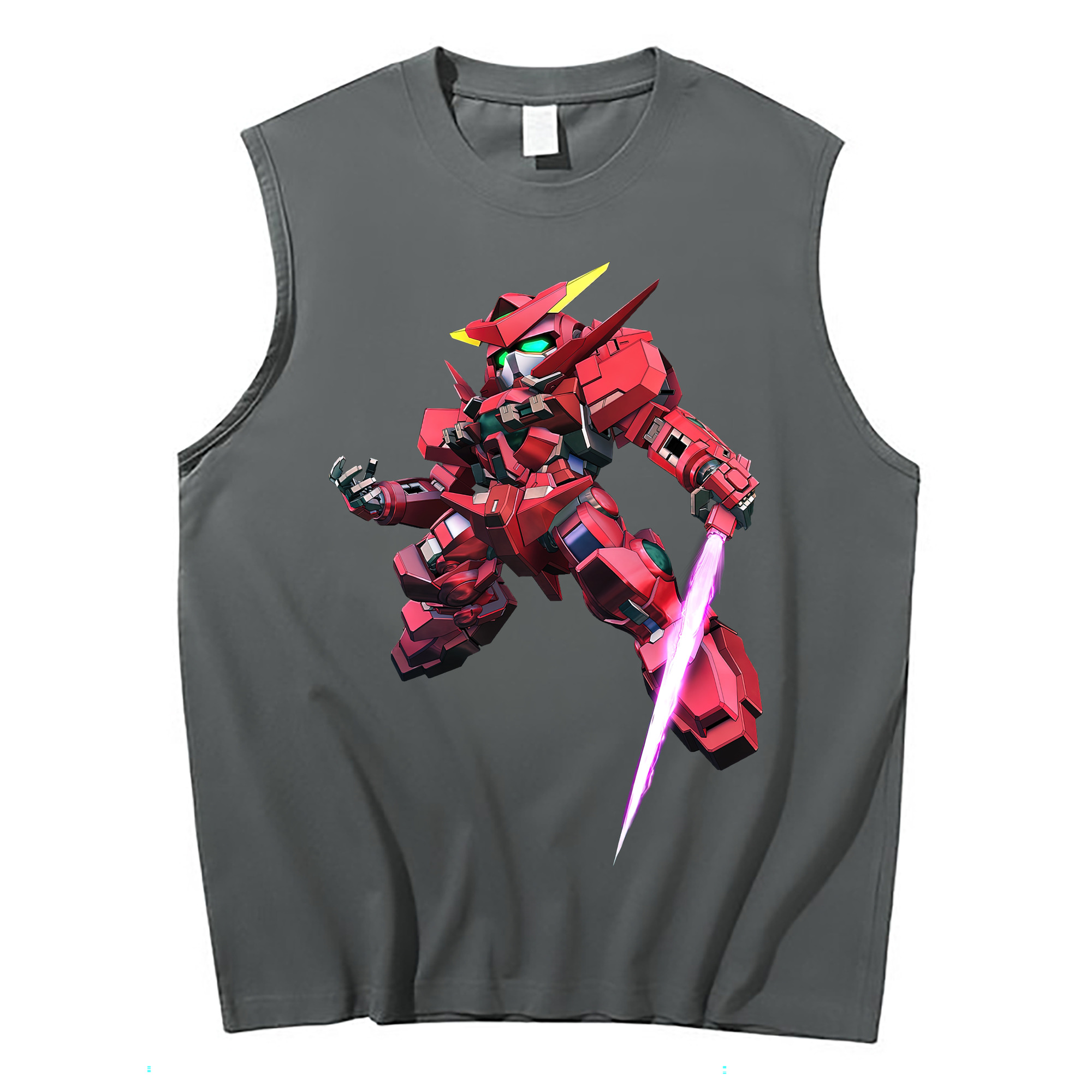 （画像用） 機動戦士ガンダム Mobile Suit Gundam コットン100％タンクトップ（フロントプリント）
